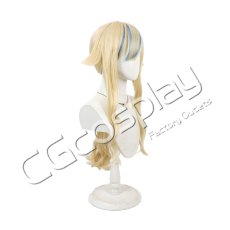 画像2: バーチャルYouTuber　鈴木ヒナ　藍の華　コスプレウィッグ　コスプレ衣装 (2)