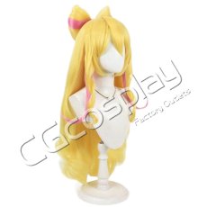 画像2: キミとアイドルプリキュア♪　咲良うた　キュアアイドル　コスプレウィッグ　コスプレ衣装 (2)