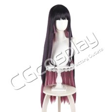 画像1: ロックは淑女の嗜みでして　黒鉄音羽　コスプレウィッグ　コスプレ衣装 (1)