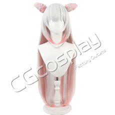 画像1: バーチャルYouTuber　Vtuber　紫咲シオン　制服2.0　コスプレウィッグ　コスプレ衣装 (1)