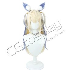 画像1: バーチャルYouTuber　VTuber　Fuwawa Abyssgard　フワワ・アビスガード　コスプレウィッグ　コスプレ衣装 (1)