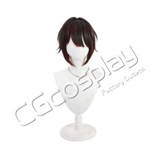 画像1: バーチャルYouTuber　Vtuber　ましろ　グランジパンク風　コスプレウィッグ　コスプレ衣装 (1)
