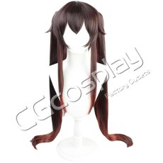 画像1: 原神(げんしん)　胡桃(フータオ）　コスプレウィッグ　コスプレ衣装 (1)