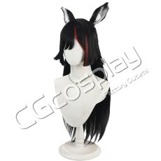 画像2: バーチャルYouTuber　VTuber　大神ミオ　コスプレウィッグ　コスプレ衣装 (2)