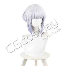 画像1: ロックは淑女の嗜みでして　白矢環　コスプレウィッグ　コスプレ衣装 (1)