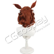 画像4: ウマ娘プリティーダービー　アストンマーチャン(バレンタイン)　コスプレウィッグ　コスプレ衣装 (4)