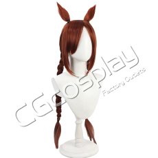 画像2: ウマ娘プリティーダービー　サクラバクシンオー　レッドホット☆リーダー　コスプレウィッグ　コスプレ衣装 (2)
