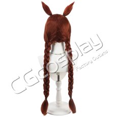 画像3: ウマ娘プリティーダービー　サクラバクシンオー　レッドホット☆リーダー　コスプレウィッグ　コスプレ衣装 (3)
