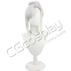 画像1: ブルーアーカイブ　浅黄睦月(正月)　コスプレウィッグ　コスプレ衣装 (1)