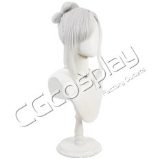 画像3: ブルーアーカイブ　浅黄睦月(正月)　コスプレウィッグ　コスプレ衣装 (3)
