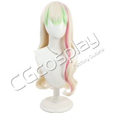 画像1: キミとアイドルプリキュア♪　キュアズキューン　コスプレウィッグ　コスプレ衣装 (1)