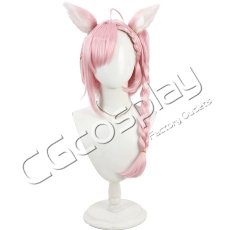 画像1: バーチャルYouTuber　VTuber　結城さくな　和風メイド　サイドテール　コスプレウィッグ　コスプレ衣装 (1)
