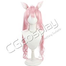 画像1: バーチャルYouTuber　VTuber　博衣こより　ダークメイド　コスプレウィッグ　コスプレ衣装 (1)