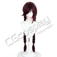 画像1: ダンガンロンパ 希望の学園と絶望の高校生　腐川冬子　コスプレウィッグ　コスプレ衣装 (1)