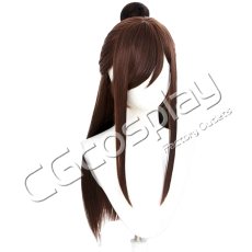 画像2: 逆転裁判　宝月茜　コスプレウィッグ　コスプレ衣装 (2)