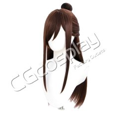 画像3: 逆転裁判　宝月茜　コスプレウィッグ　コスプレ衣装 (3)