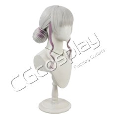 画像2: バーチャルYouTuber　VTuber　樋口楓　ホワイトドレス　コスプレウィッグ　コスプレ衣装 (2)