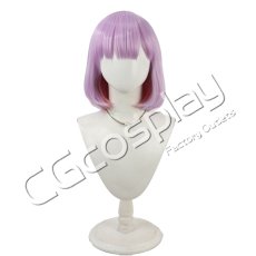 画像1: バーチャルYouTuber　VTuber　紫宮るな　天使　コスプレウィッグ　コスプレ衣装 (1)