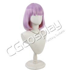 画像2: バーチャルYouTuber　VTuber　紫宮るな　天使　コスプレウィッグ　コスプレ衣装 (2)