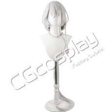 画像1: ブルーアーカイブ　白尾エリ　コスプレウィッグ　コスプレ衣装 (1)