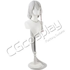 画像3: ブルーアーカイブ　白尾エリ　コスプレウィッグ　コスプレ衣装 (3)