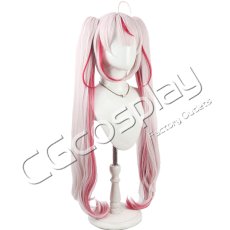 画像2: バーチャルYouTuber　Vtuber　兎鞠まり　コスプレウィッグ　コスプレ衣装 (2)