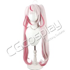 画像3: バーチャルYouTuber　Vtuber　兎鞠まり　コスプレウィッグ　コスプレ衣装 (3)