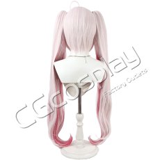 画像4: バーチャルYouTuber　Vtuber　兎鞠まり　コスプレウィッグ　コスプレ衣装 (4)