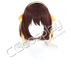 画像1: 涼宮ハルヒの憂鬱　涼宮ハルヒ　コスプレウィッグ　コスプレ衣装 (1)