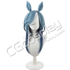 画像1: ウマ娘プリティーダービー　アドマイヤグルーヴ　コスプレウィッグ　コスプレ衣装 (1)