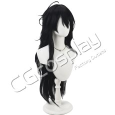 画像2: バーチャルYouTuber　VTuber　如月れん　セーラー服　コスプレウィッグ　コスプレ衣装 (2)