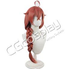 画像2: バーチャルYouTuber　VTuber　獅子堂あかり　コスプレウィッグ　コスプレ衣装 (2)