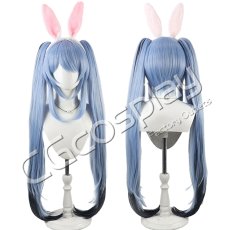 画像1: バーチャルYouTuber　VTuber　兎田ぺこら　堕天使パンク風衣装　コスプレウィッグ　コスプレ衣装 (1)