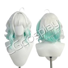 画像1: バーチャルYouTuber　VTuber　Mint Fantome (ミント・ファントーム)　コスプレウィッグ　コスプレ衣装 (1)