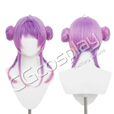 画像1: バーチャルYouTuber　VTuber　常闇トワ　チャイナ風なメイドジャージ　コスプレウィッグ　コスプレ衣装 (1)