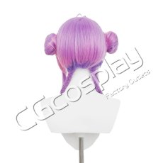 画像4: バーチャルYouTuber　VTuber　常闇トワ　チャイナ風なメイドジャージ　コスプレウィッグ　コスプレ衣装 (4)