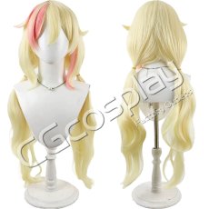 画像1: マクロスΔ　闇フレイア　Yami Q ray　劇場版マクロスΔ 絶対LIVE!!!!!!　コスプレウィッグ　コスプレ衣装 (1)