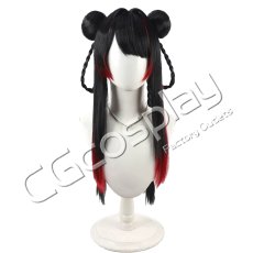 画像2: バーチャルYouTuber　VTuber　月ノ美兎　チャイナ服　コスプレウィッグ　コスプレ衣装 (2)