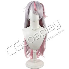 画像2: バーチャルYouTuber　VTuber　兎咲ミミ　初期衣装　コスプレウィッグ　コスプレ衣装 (2)