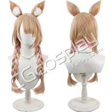 画像1: アークナイツ　カゼマル　軽やかな幻影　コスプレウィッグ　コスプレ衣装 (1)