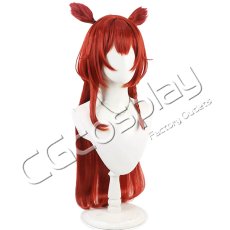 画像4: バーチャルYouTuber　VTuber　猫汰つな　サイバーパンク　コスプレウィッグ　コスプレ衣装 (4)