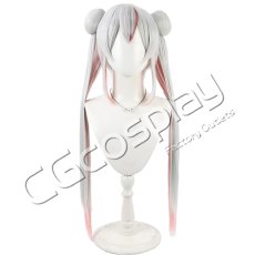 画像2: バーチャルYouTuber　Vtuber　百鬼あやめ　天女衣装　コスプレウィッグ　コスプレ衣装 (2)