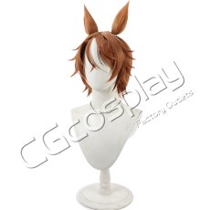 画像4: ウマ娘プリティーダービー　ディクタストライカ　コスプレウィッグ　コスプレ衣装 (4)
