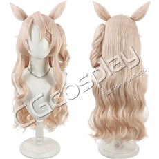画像1: ウマ娘プリティーダービー　ヴィクトワールピサ　コスプレウィッグ　コスプレ衣装 (1)