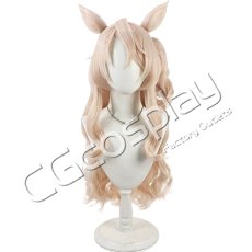画像2: ウマ娘プリティーダービー　ヴィクトワールピサ　コスプレウィッグ　コスプレ衣装 (2)