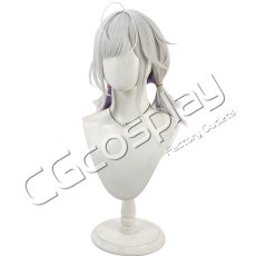 画像4: バーチャルYouTuber　VTuber　Ayatsuno Yuni(純角ユニ)　コスプレウィッグ　コスプレ衣装 (4)
