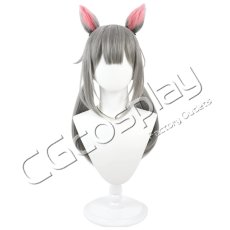 画像2: バーチャルYouTuber　VTuber　甘城なつき　制服　コスプレウィッグ　コスプレ衣装 (2)