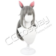 画像3: バーチャルYouTuber　VTuber　甘城なつき　制服　コスプレウィッグ　コスプレ衣装 (3)