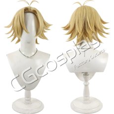 画像1: 桃源暗鬼　桃宮唾切　コスプレウィッグ　コスプレ衣装 (1)