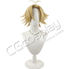 画像2: 桃源暗鬼　桃宮唾切　コスプレウィッグ　コスプレ衣装 (2)